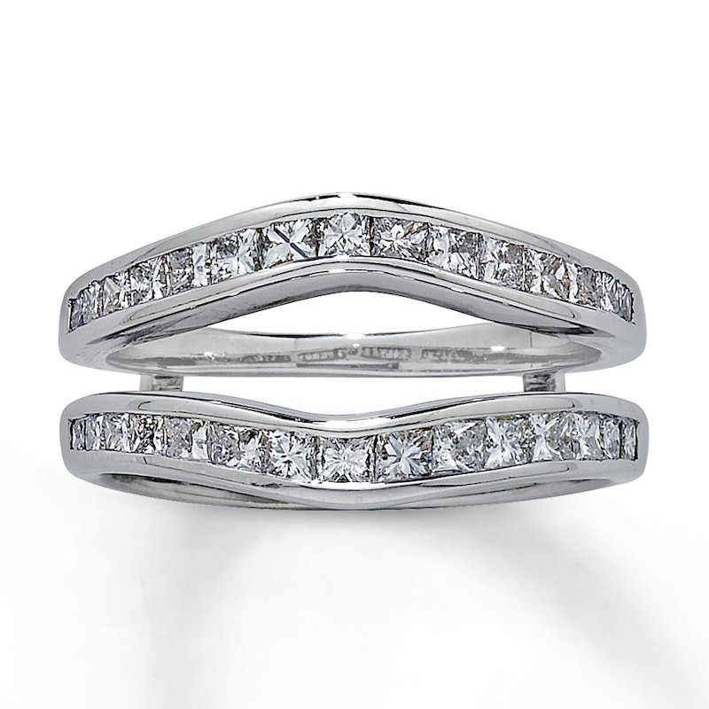 Main Image 1 of Previously Owned Diamond Wrap 1 ct tw Princess-cut 14K White Gold