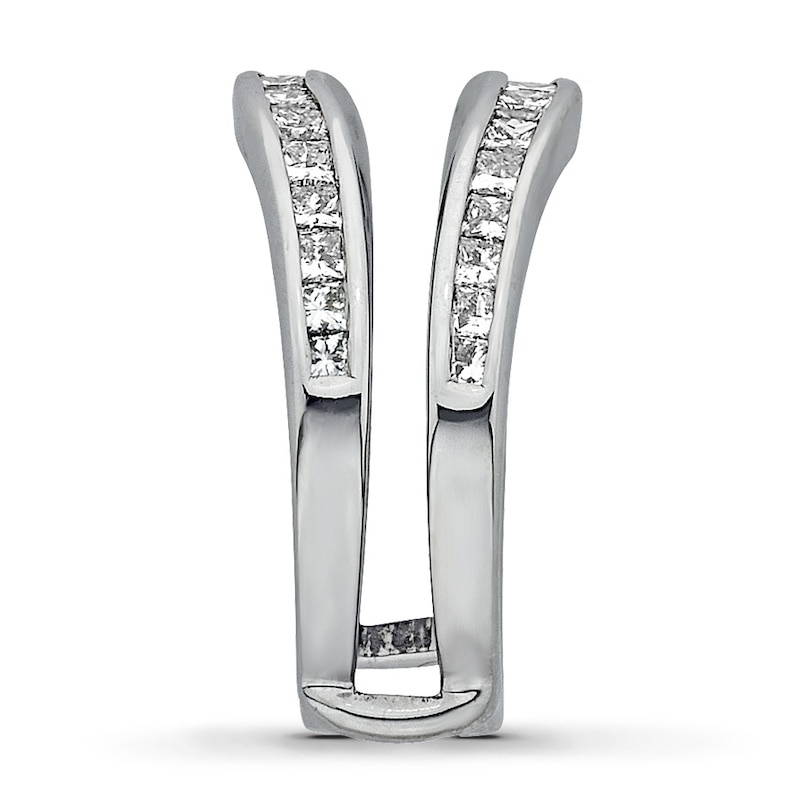 Main Image 3 of Previously Owned Diamond Wrap 1 ct tw Princess-cut 14K White Gold