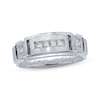 Thumbnail Image 1 of Previously Owned Men's Square-Cut Diamond Band 5/8 ct tw 14K White Gold