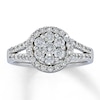 Previously Owned Diamond Fashion Ring 1 ct tw Round-cut 14K White Gold