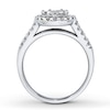 Thumbnail Image 1 of Previously Owned Diamond Fashion Ring 1 ct tw Round-cut 14K White Gold