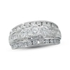 Thumbnail Image 0 of Previously Owned Diamond Engagement Ring 2 ct tw Round & Baguette-cut 14K White Gold