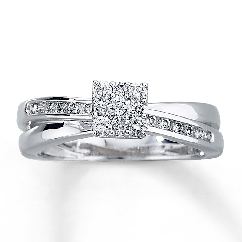 Main Image 1 of Previously Owned Ring 1/2 ct tw Diamonds 14K White Gold