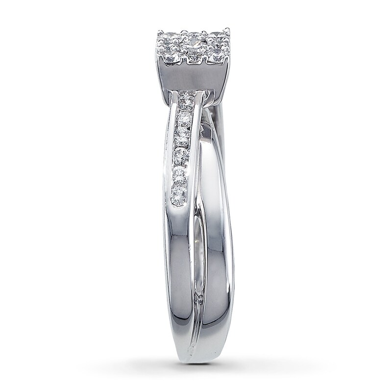 Main Image 3 of Previously Owned Ring 1/2 ct tw Diamonds 14K White Gold