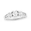 Previously Owned Round-Cut Engagement Ring 1/2 ct tw Diamonds 18K White Gold