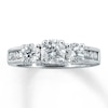 Thumbnail Image 0 of Previously Owned 3-Stone Diamond Ring 1-1/2 ct tw 14K White Gold