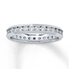 Previously Owned Diamond Anniversary Eternity Band 1 ct tw Round-cut 14K White Gold