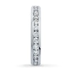 Thumbnail Image 2 of Previously Owned Diamond Anniversary Eternity Band 1 ct tw Round-cut 14K White Gold - Size 6