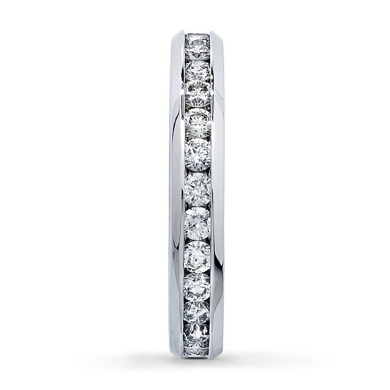 Previously Owned Diamond Anniversary Eternity Band 1 ct tw Round-cut 14K White Gold