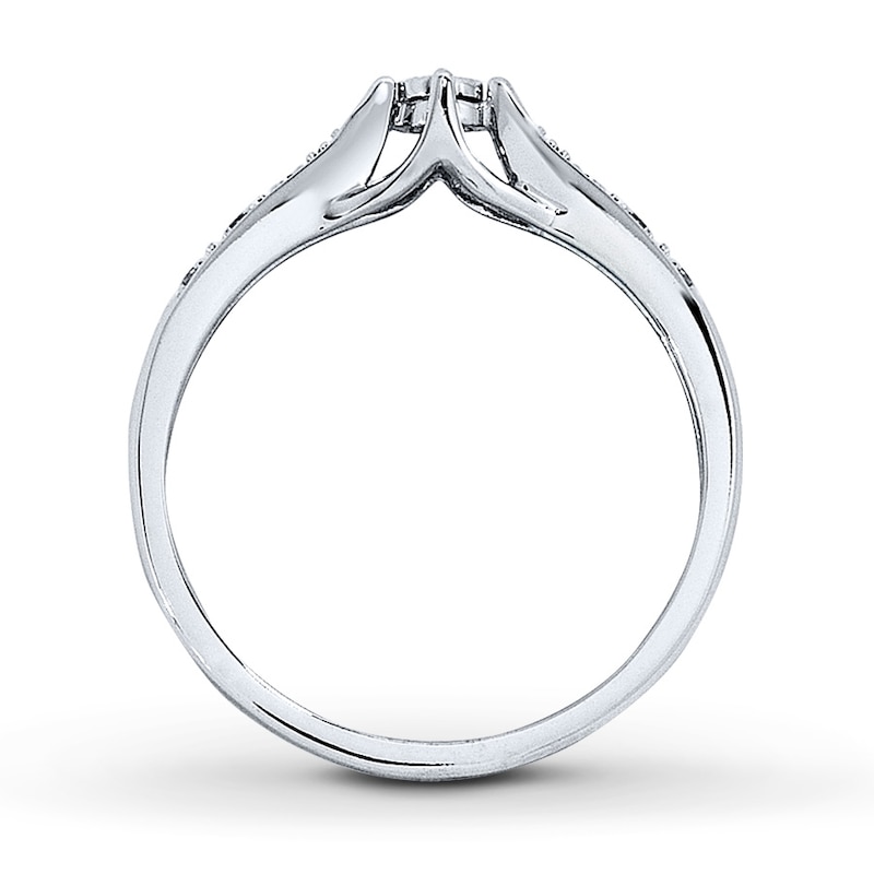 Previously Owned Ring 1/20 ct tw Diamonds 10K White Gold