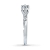 Thumbnail Image 2 of Previously Owned Ring 1/20 ct tw Diamonds 10K White Gold