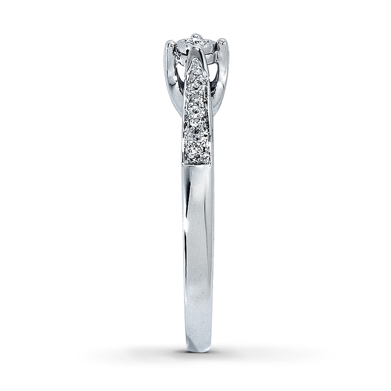 Previously Owned Ring 1/20 ct tw Diamonds 10K White Gold