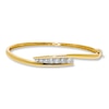 Thumbnail Image 0 of Previously Owned Diamond Bangle Bracelet 1 ct tw Round-cut 14K Yellow Gold