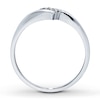 Thumbnail Image 2 of Previously Owned Diamond Promise Ring 1/20 ct tw Round-Cut 10K White Gold
