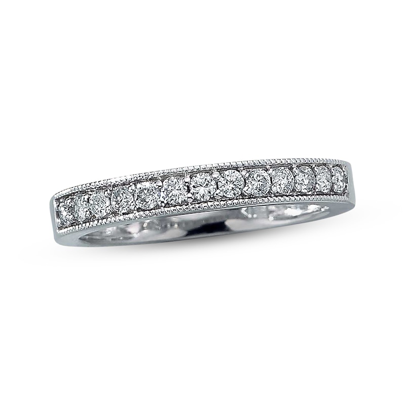 Main Image 1 of Previously Owned Diamond Wedding Band 1/3 ct tw Round-cut 14K White Gold