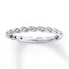 Previously Owned Diamond Wedding Band 1/10 ct tw Round-cut 14K White Gold