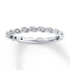 Thumbnail Image 0 of Previously Owned Diamond Wedding Band 1/10 ct tw Round-cut 14K White Gold