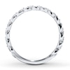 Previously Owned Diamond Wedding Band 1/10 ct tw Round-cut 14K White Gold