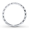 Thumbnail Image 1 of Previously Owned Diamond Wedding Band 1/10 ct tw Round-cut 14K White Gold