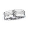 Thumbnail Image 0 of Previously Owned Men's Diamond Ring 1/3 ct tw Square-cut 14K White Gold