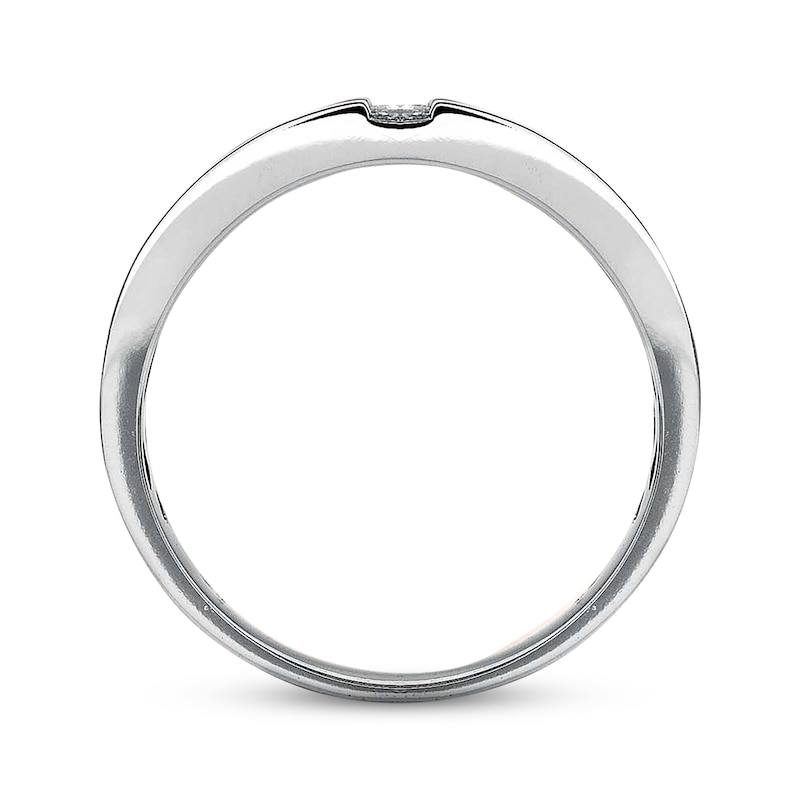 Previously Owned Men's Diamond Ring 1/3 ct tw Square-cut 14K White Gold