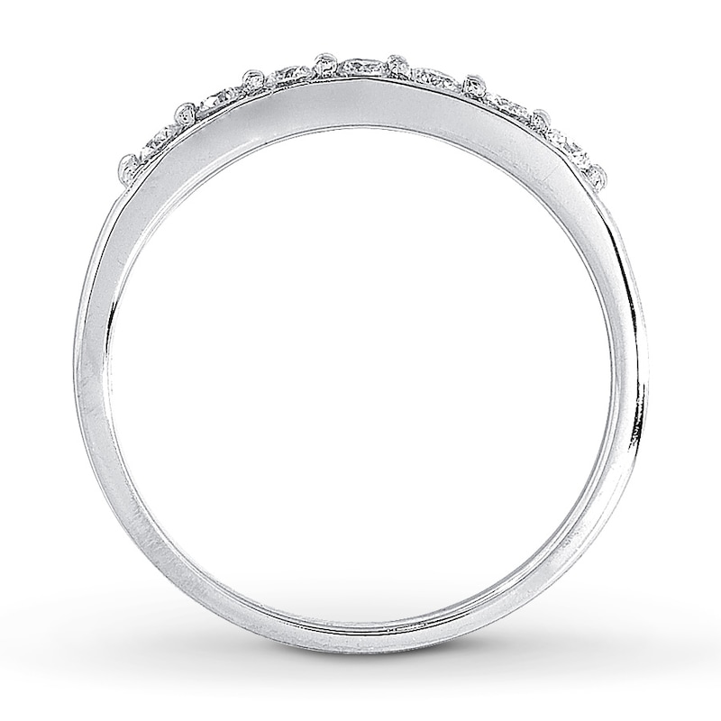 Main Image 2 of Previously Owned Diamond Band 1/4 ct tw 14K White Gold