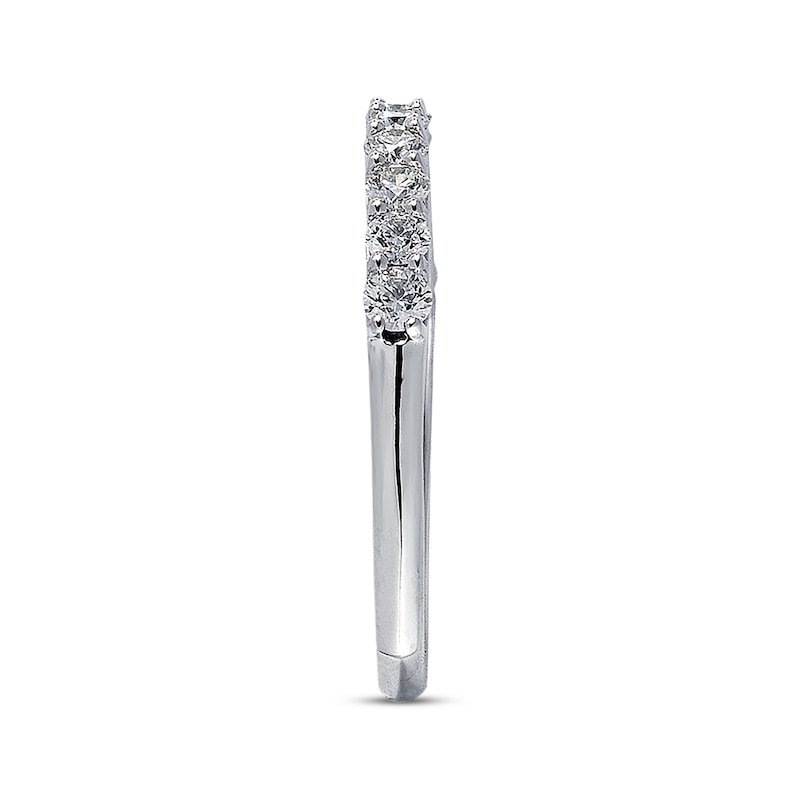 Previously Owned Diamond Anniversary Band 5/8 ct tw Round-cut 18K White Gold