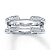 Thumbnail Image 0 of Previously Owned Enhancer Ring 3/8 cttw Diamonds 14K White Gold