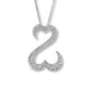 Thumbnail Image 2 of Previously Owned Necklace 1/2 ct tw Diamonds 14K White Gold 18&quot;
