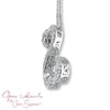 Thumbnail Image 3 of Previously Owned Necklace 1/2 ct tw Diamonds 14K White Gold 18&quot;