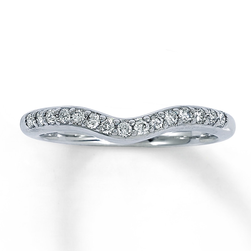 Main Image 1 of Previously Owned Diamond Band 1/4 ct tw 14K White Gold