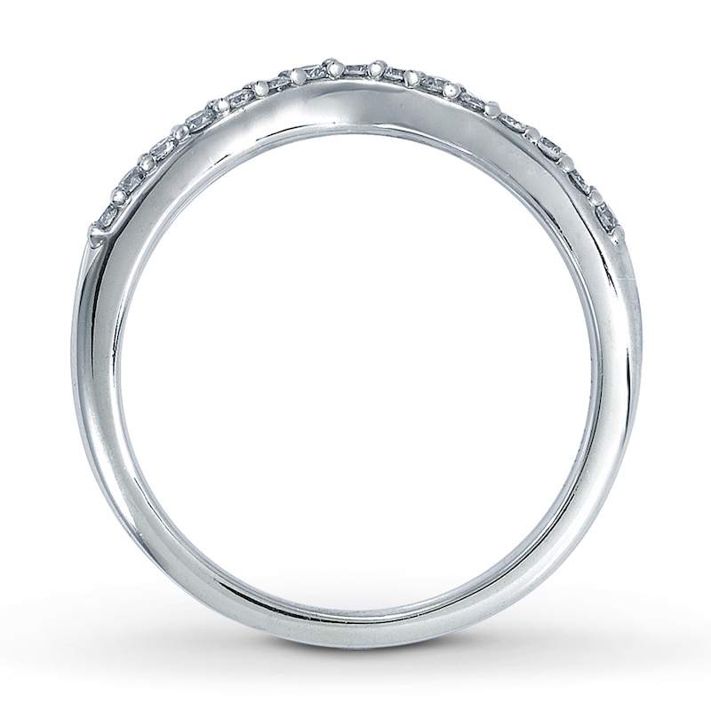 Main Image 2 of Previously Owned Diamond Band 1/4 ct tw 14K White Gold