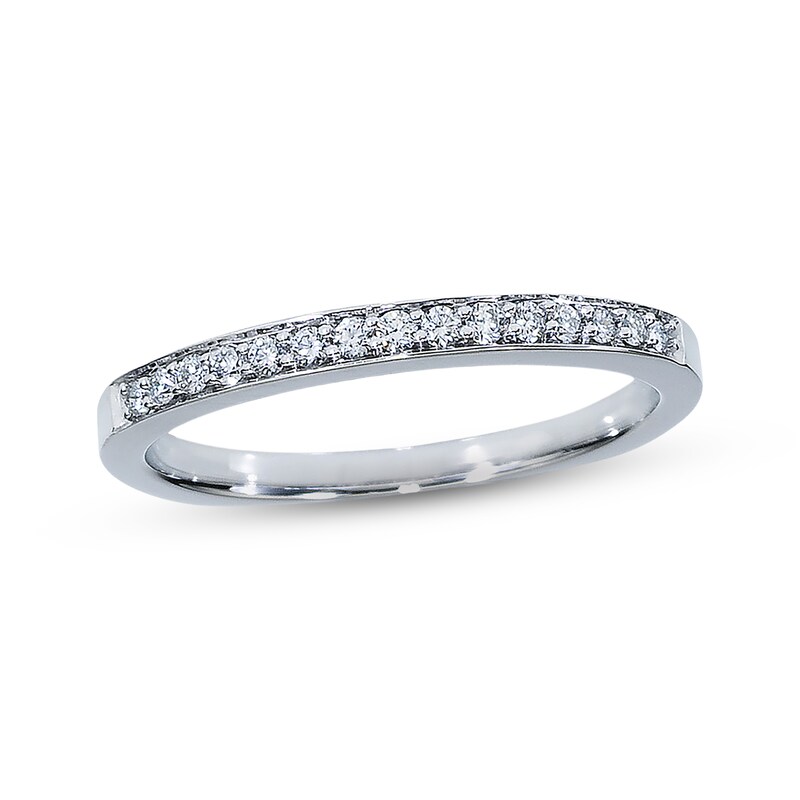Main Image 1 of Previously Owned Diamond Anniversary Band 1/6 ct tw Round-cut 18K White Gold