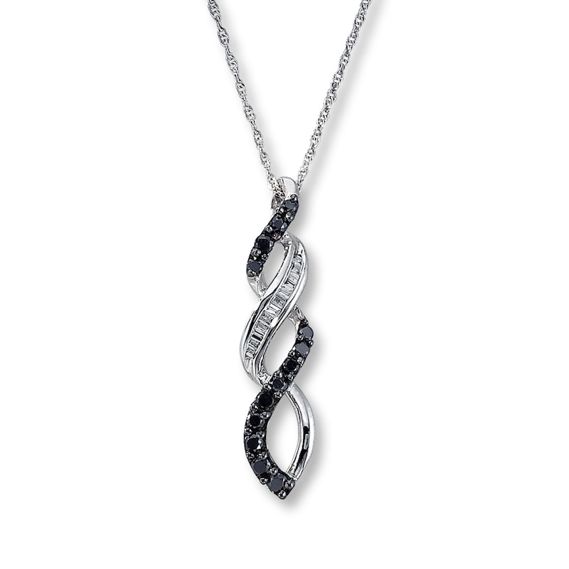 Previously Owned Necklace 1/3 ct tw Diamonds 10K White Gold 18"
