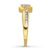 Thumbnail Image 3 of Previously Owned Diamond Promise Ring 1/10 ct tw Round-cut 10K Yellow Gold
