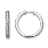 Thumbnail Image 1 of Previously Owned Earrings 1/4 ct tw Diamonds 14K White Gold