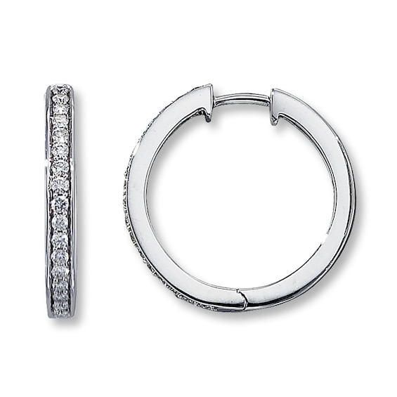 Previously Owned Earrings 1/4 ct tw Diamonds 14K White Gold