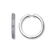 Thumbnail Image 1 of Previously Owned Earrings 1 ct tw Diamonds 14K White Gold