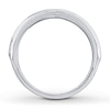 Thumbnail Image 1 of Previously Owned Men's Diamond Band 1/6 ct tw Square-cut 14K White Gold