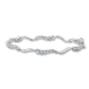 Thumbnail Image 0 of Previously Owned Diamond Journey Bracelet 1ct tw 10K White Gold 7.25"