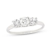 Thumbnail Image 1 of Previously Owned Three-Stone Diamond Engagement Ring 1/3 ct tw Round-cut 14K White Gold/Platinum