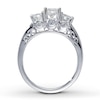 Thumbnail Image 2 of Previously Owned Diamond Engagement Ring 1-1/2 ct tw 14K White Gold