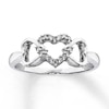 Previously Owned Diamond Heart Ring 1/10 ct tw 10K White Gold