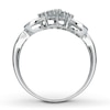 Thumbnail Image 3 of Previously Owned Diamond Heart Ring 1/10 ct tw 10K White Gold