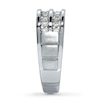 Thumbnail Image 2 of Previously Owned Men's Diamond Wedding Band 1/2 ct tw 10K White Gold