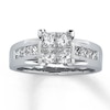 Thumbnail Image 0 of Previously Owned Diamond Ring 1-1/2 cts tw 14K White Gold
