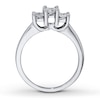 Thumbnail Image 2 of Previously Owned Ring 1/2 ct tw Diamonds 14K White Gold