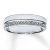 Thumbnail Image 0 of Previously Owned Diamond Wedding Band 1/10 ct tw 14K White Gold