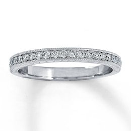 Previously Owned Anniversary Band 1/4 ct tw Round-cut Diamonds 14K White Gold