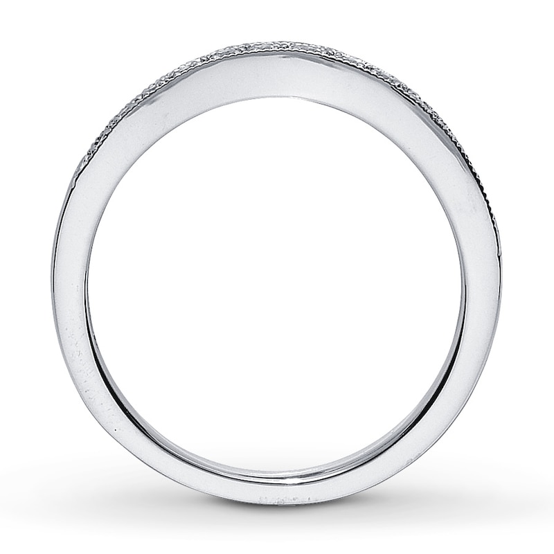 Main Image 2 of Previously Owned Diamond Band 1/6 ct tw 14K White Gold